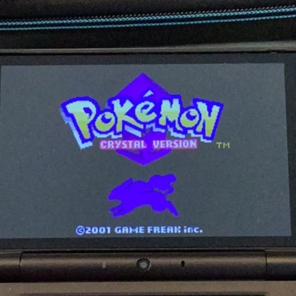 New Nintendo 2DS XL Console Pokemon Crystal Gameboy Game & Charger Tested Workin